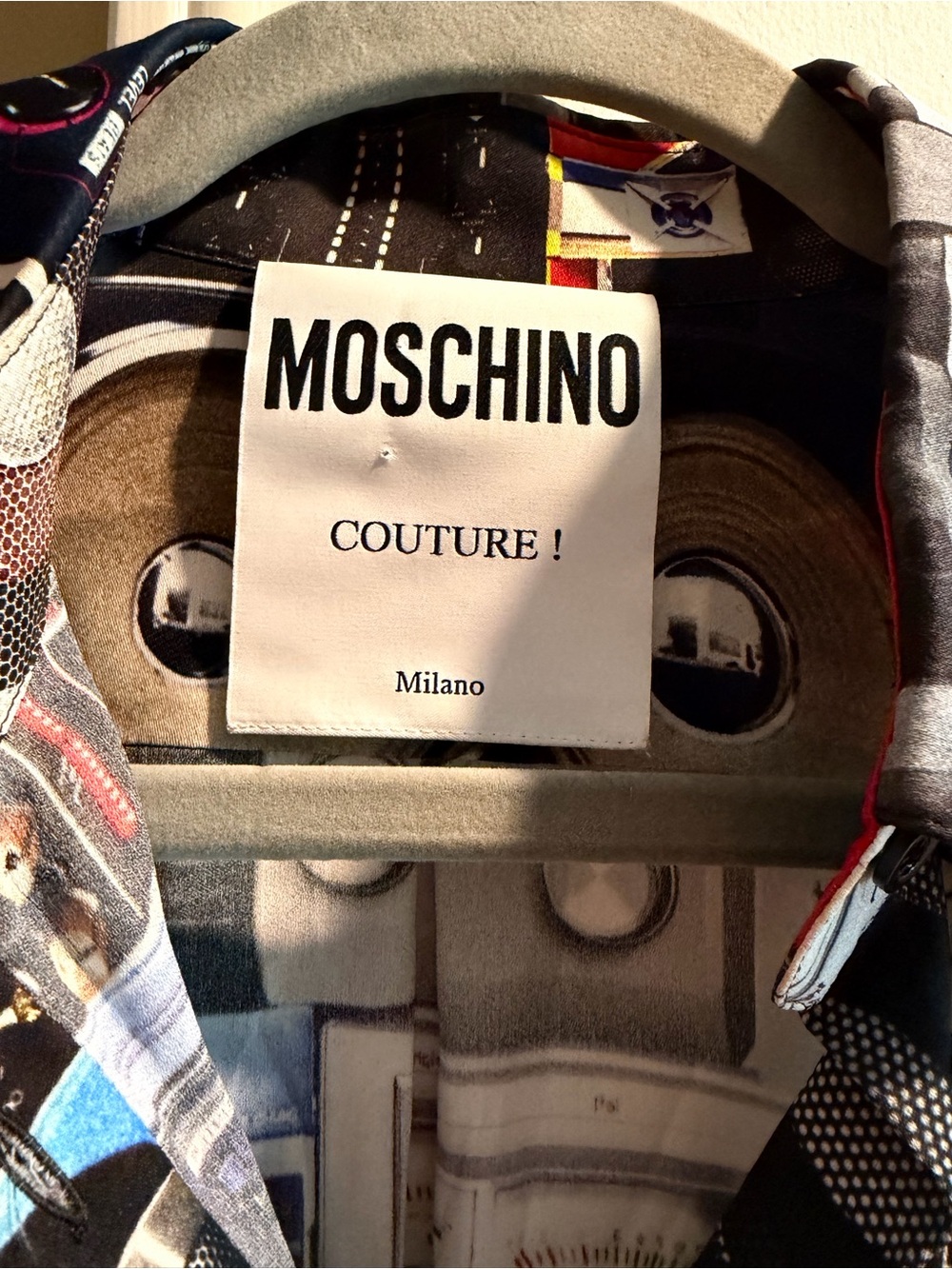 MOSCHINO Couture Stereo Print Blouse - Picture 4 of 12